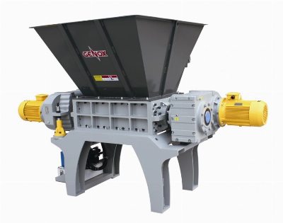 Top Feeding/Side Feeding Metal Scrap Two Shaft Shredder M800T