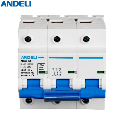 Andeli MCB Adb3-125-3p Earth Leakage Circuit Breaker