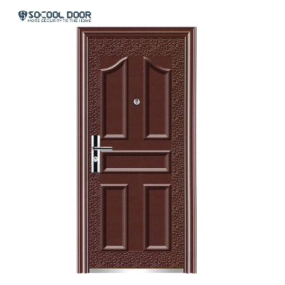 New Style Steel Security Door Design Single Iron Door