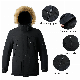  Down Parka Jacket Men′s Coats Outdoor Pocket Long High Quality Winter Clothes Clothing Black Casual
