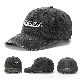  Wholesale Embroidered Cotton Sunshade Protection Sport Baseball Caps Unisex Distressed Washed Baseball Caps