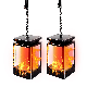  Hanging Lights Solar Lamp Outdoor Decorative LED Lantern for Patio Landscape Yard with Warm White Flameless Candles Flickering Bl21022