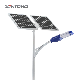  IP65 High Brightness Power Waterproof Outdoor Road Energy Saving LED Solar Panel Street Light with Pole
