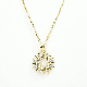  You Are My Sunshine Sunflower Pendant Fashion Sterling Silver Jewelry for Women