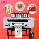  LEAF Wholesale DTF UV Printer A3 Varnish UV DTF Printing Machine Making UV Transfer Sticker With Epson 3PCS TX800 heads For A/B Film