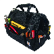  Redswan 16-Inch Close Top Wide Open Electrician Tool Storage Bag Rubber Base with 22 Pockets, 1680d Reinforced Material Engineer Tool Bag