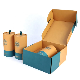  Manufacturer Custom Paper Corrugated Cardboard Pack Box Kraft Gift Foldable Packaging for T Shirt Cosmetic Paper Shipping Towel Candle Bag Skin Care Product