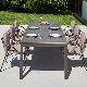  Aluminum High Quality Outdoor Furniture Hotel Dining Chair Sets with Color and Size Customized