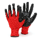  Goldmoon Seamless Knit Glove with Polyurethane Coated Smooth Grip on Palm & Fingers, Nitrile Coated Working Gloves Garden Nylon Cheap Safety Gloves