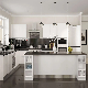China Design Ready Made Water Resistant Plywood Kitchen Unite Cabinets Modern Complete Black Fitted Kitchen Cabinet Set manufacturer