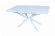  Wholesale Home Dining Room Furniture MDF Gloss Painting Top Extendable Dining Table for Kitchen