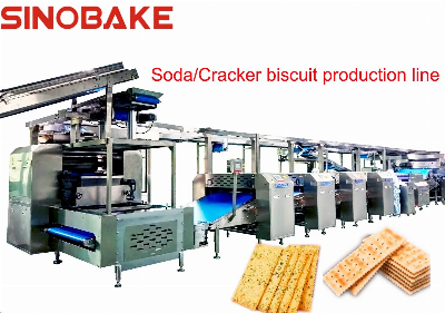 Soda/Cracker Biscuit Production Line with Biscuit Making Machine Cookie Making Machine