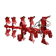  The Manufacturer Supplies Tractor Rear Mounted Hydraulic Overturning Grid Plow