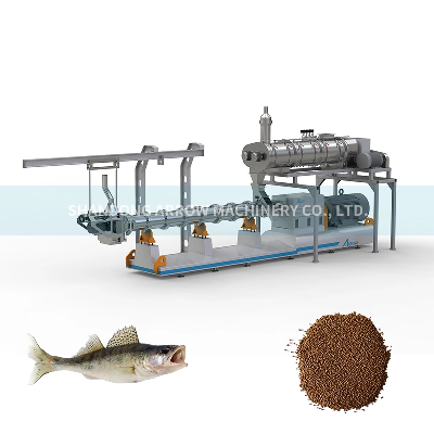 Fish Food Pellet Making Equipment Floating Pelleted Fish Feed Production Line