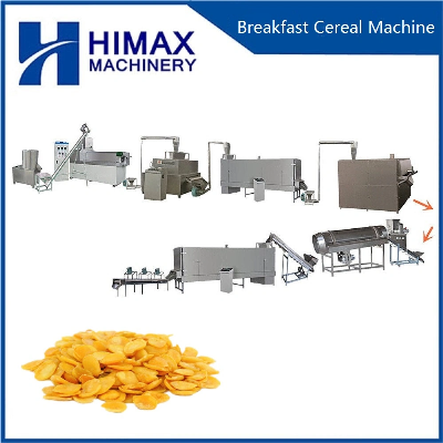 Corn Flakes Snack Food Making Machine Production Line