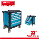 Garage Equipment Trolley 6 Drawers Tool Set DIY Workshop Metal Storage Chest Tool Cabinet (CAB06-258) manufacturer