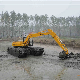 Amphibious Floating Pontoon Floating Excavator Undercarriage Swamp Excavator Chassis for Dredging Work manufacturer