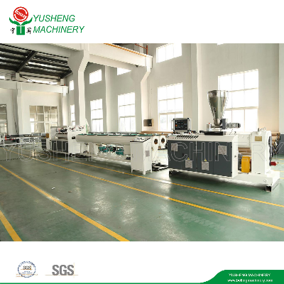 PVC/HDPE/[[R/Pert Plastic Double Outlet Pipe Extrusion Production Line