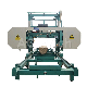  Mobile Automatic Band Saw Machine Timber Log Cutting Machine, Hydrculic Bandsaw Horizontal Portable Band Sawmill