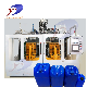 Plastic HDPE Jerrycan Making on Blow Molding Machine Three Layers