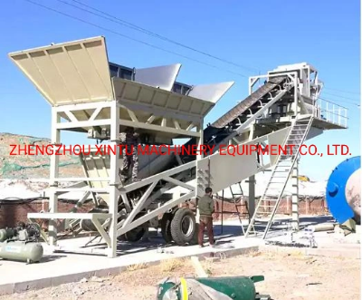 China High Quality Products Small Mobile Concrete Mixing Plant