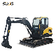  Multifunctional Farm Garden Agricultural 1t 1.7t 2t 3t 4t Compact Micro Pelle Small Escavator Mini Excavators Digger Bagger