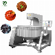  Gas Fired Double Jacketed Cooking Kettle Machine Cooker Pot with Planetary Mixer