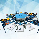 Silk Screen Printing 4 Color 10 Station T Shirt Screen Printing Press manufacturer