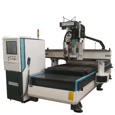 Furniture Making Wood CNC Router Machine with Drilling Block