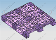  1200*1000*120mm Interchange Net Grid Integrated Logistics Plastic Injection Three Skid Pallet Mould