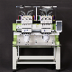  Fuja 2 Heads Computerized Embroidery Machine for Cap T-Shirt and Flat Embroidery