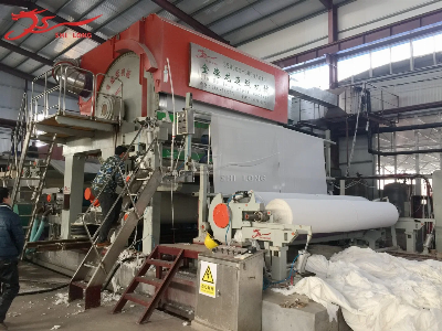 High Quality Tissue Paper Making Production Line Toilet Tissue Paper Making Machine