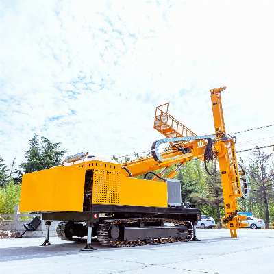 Track Shoe Width 400mm 12m Crawler Slope Protection Drilling Rig