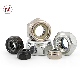  Common Bolt Carbon Steel Hex Nut Nylon Insert Lock Nuts