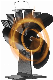 Heat Powered Fans for Wood Burning/Log Burner Wood Stove Fan manufacturer