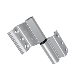 Aluminum Alloy Casement Adjustable Window and Door Hinge Jx42 manufacturer