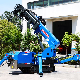 CE/ISO9001 Narrow Working Mini 3 Ton Folding Hydraulic Engine Hoist Spider Crane manufacturer