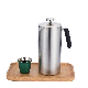 Double Filter Black Prensa Francesa Stainless Steel Cafe Tea Maker manufacturer