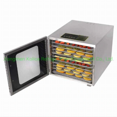 10 Trays Fruit Air Dryer Vegetable Food Dehydrator Drying Machine