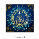  Custom Islamic Design Print Acrylic Wall Clock Glass Wall Clock Interior Decoration Painting Round Wall Art