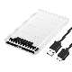  USB 3.0 Transparent External 2.5′′ SSD HDD Case Enclosure