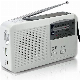  Goldmore10 Emergency Radio Solar and Hand Crank Self Powered Battery USB Recharging FM/Am Radio LED Flashlight Cell Phone Charger