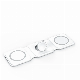  Hot Custom Portable Travel 3 in 1 15W Wireless Charger Folded Double Phone Smartwatch Charging Stand Phone Holder