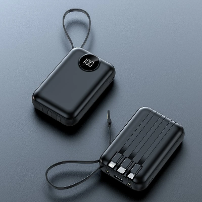 Hotsell &Promotional 4 in 1 Cable 10000mAh Power Bank