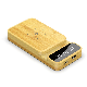  New Bamboo Wood Wireless Charger with Display ODM 4000mAh Rechargeable Battery Portable Mini Mobile Power Supply Power Bank