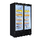  Supermarket Beverage Refrigerated Showcase Glass Door Refrigerator Display Chiller