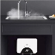  LED Display Panel CE Mini Portable Kitchen Bathroom Electric Instant Water Heater
