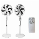  Plastic Grills 18inch Stand Fan 6/7 Blade Pedestal Fan South American Electric Fan Crown Fan Hot Sell Plastic Fan 90W Cooling Remote Control Fan