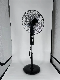  18inch Heavy Base 5 Speed as Blade Pedestal Fan Full Black Crown Fan to African Market Electric Fan Air Cooler Fan