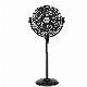  Sibolux 5 PCS PP Blades Stand Fan Round Base Knob Switch Control Tilt Angle Adjustable Stand Fan